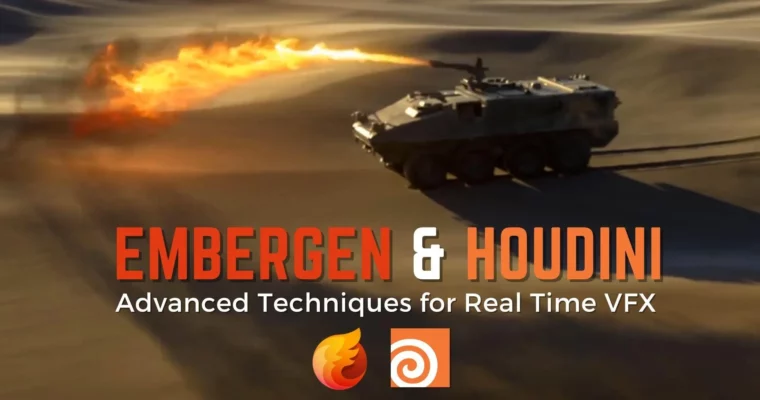 EmberGen and Houdini – Advanced Techniques for Real Time VFX by David Adan
