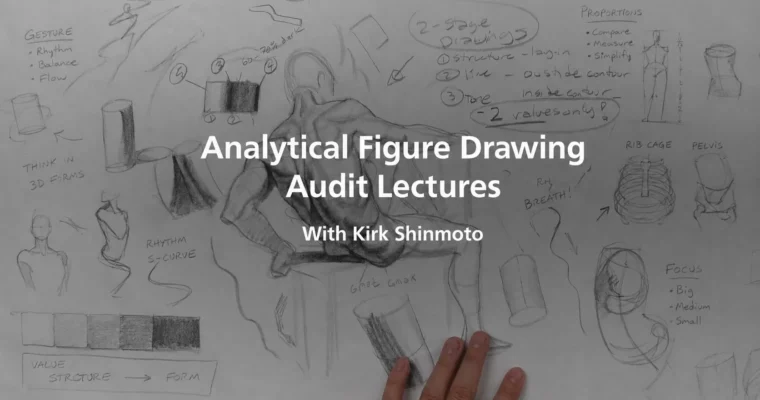 Analytical Figure Drawing Audit Lectures by Kirk Shinmoto