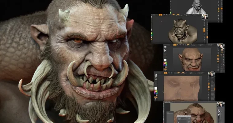 Creature Design 01 + Hair Class by Rafael Grassetti
