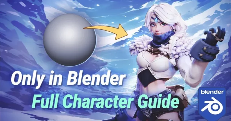 Ice Girl Full Character Guide Only In Blender by zuzugi Ice Girl Full Character Guide Only In Blender by zuzugi
