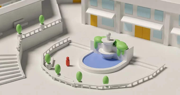 Design a Multiplayer Hero Shooter Map in UE5 by Daniel Kim