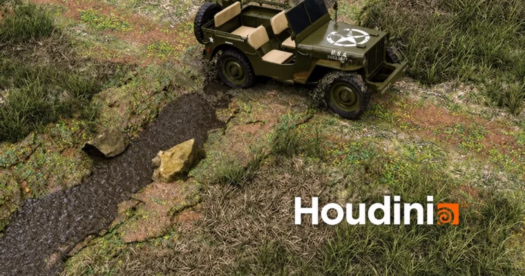 Houdini MPM Mud Simulation by Shahzad Ahmad