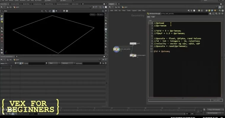 Houdini VEX Programming for Beginners by Deepak Gayan