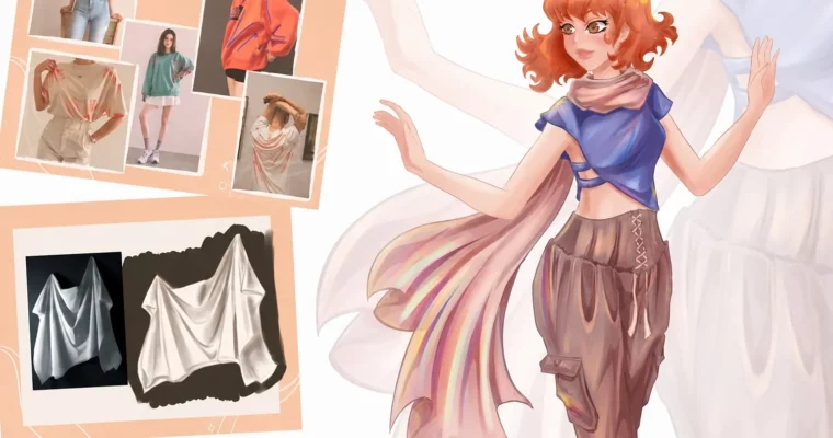 How to Draw Clothes in Procreate by Lara Militaru