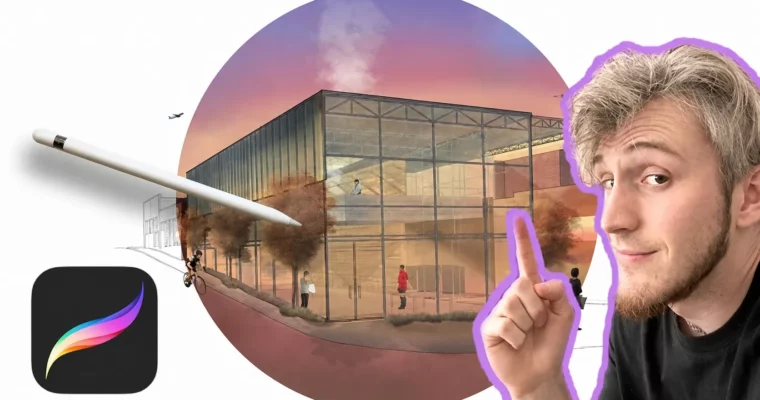 Learn Procreate for Architects – Architecture Students by Rowan Skye