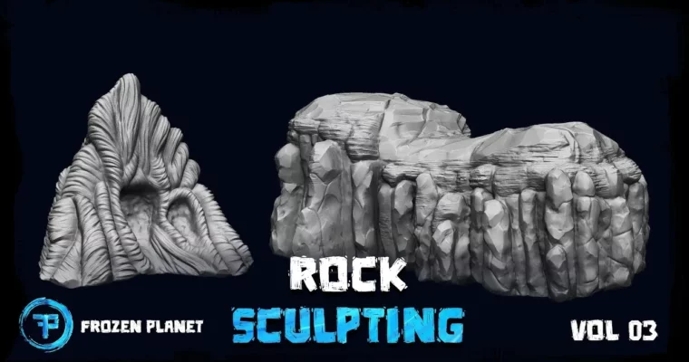 Mastering Rock Sculpting Tutorial in Zbrush Vol 03 by Frozen Planet Mastering Rock Sculpting Tutorial in Zbrush Vol 03 by Frozen Planet