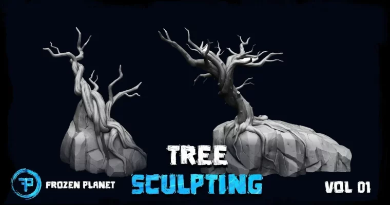 Mastering Tree Sculpting For Games Vol 01 by Frozen Planet