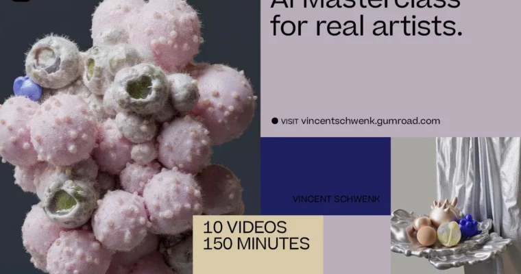 AI Masterclass for 3D Artists – Create, Innovate, Stay Unique by Vincent Schwenk AI Masterclass for 3D Artists – Create, Innovate, Stay Unique by Vincent Schwenk
