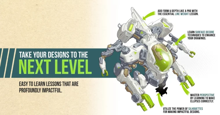 Learn to Draw Robots & Mecha – An Essential Course by Len Nicholas (Toyagogo) Learn to Draw Robots & Mecha – An Essential Course by Len Nicholas (Toyagogo)