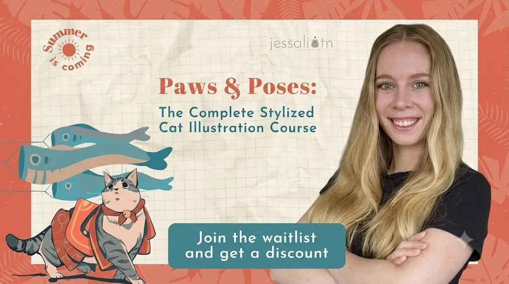 Paws & Poses - The Complete Stylized Cat Illustration Course by Tessa ...