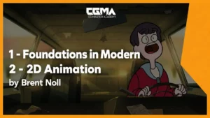A 2D character walk cycle animation in Adobe Animate CC with timeline and onion skinning visible.