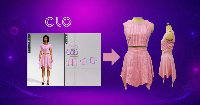 CLO3D to Real Garment Pattren Printing, Cutting & Sewing by Masturah Muwanga