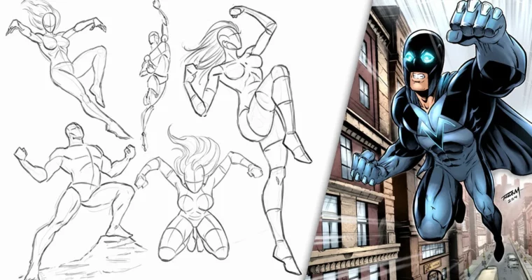 How to Draw Dynamic Comic Book Superheroes – Start to Finish by Robert Marzullo