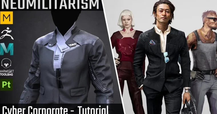 Cyber Corporate Suit – Tutorial (Full Pipeline) by Vadim Meshcherekov