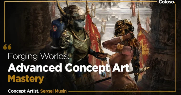 Forging Worlds – Advanced Concept Art Mastery by Sergei Musin Forging Worlds – Advanced Concept Art Mastery by Sergei Musin