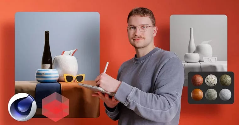 3D Design for Commercials with Cinema 4D and Redshift by Linus Zoll