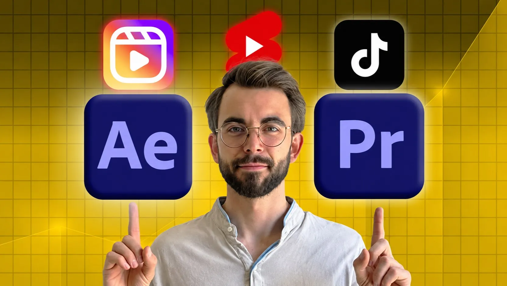 Learn Short Form Video Editing Premiere Pro After Effects by Vlad Sateev