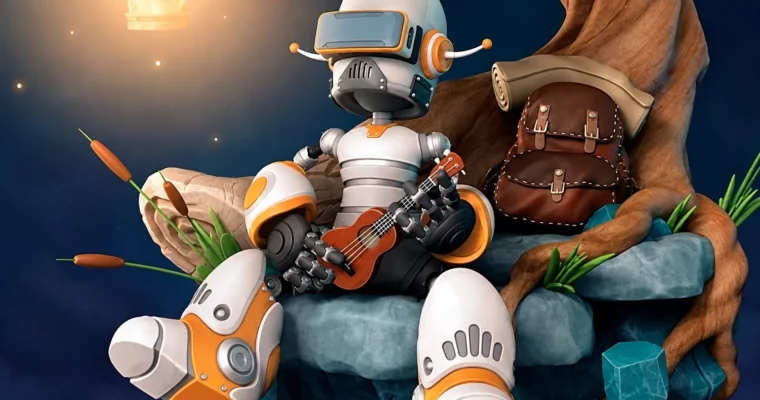 Robot en Zbrush – A la luz de las estrellas by Libel Academy