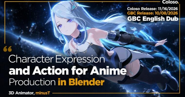 Character Expression and Action for Anime Production in Blender by minusT7