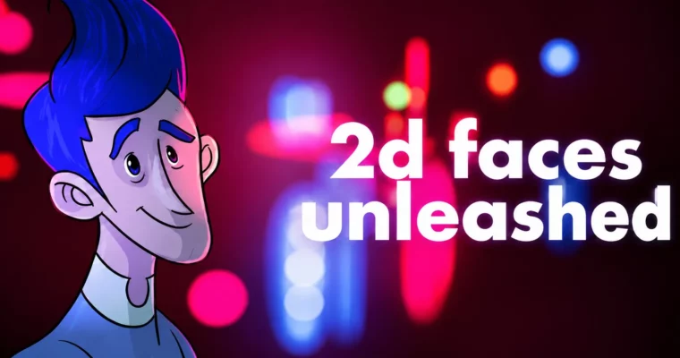 2D Faces Unleashed by Scott Wright