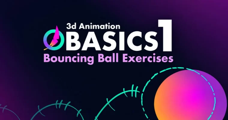3D Animation Basics 01 – Bouncing Ball Exercises by Jorge Vigara