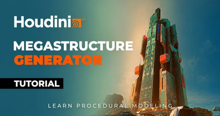 Creating a Megastructure Generator in Houdini by Radu Cius