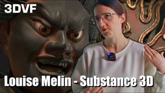 From VR Sculpting To Realistic Texturing with Adobe Substance 3D by Louise Mélin