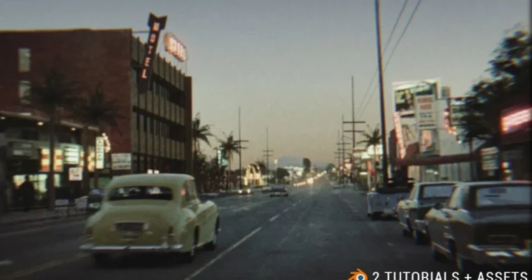 Blender Mastery – 1950s City & Car Animation Workshop by Sime Bugarija Blender Mastery – 1950s City & Car Animation Workshop by Sime Bugarija