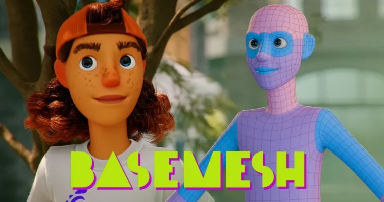 Basemesh – Create Stylized Charcters Quickly With Blender by Lucas Falcao