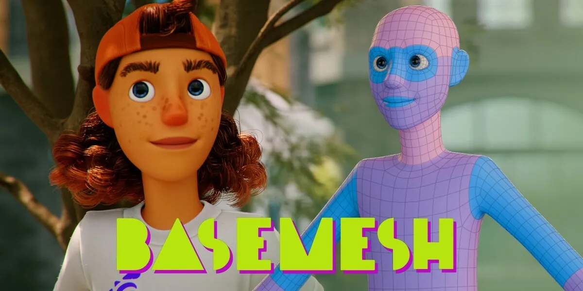 Basemesh - Create Stylized Charcters Quickly With Blender by Lucas Falcao