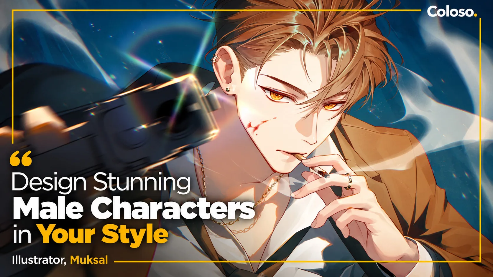 Design Stunning Male Characters in Your Style by Muksal