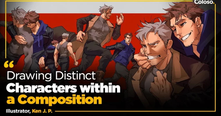 Drawing Distinct Characters within a Composition by Ken J. P. Drawing Distinct Characters within a Composition by Ken J. P.