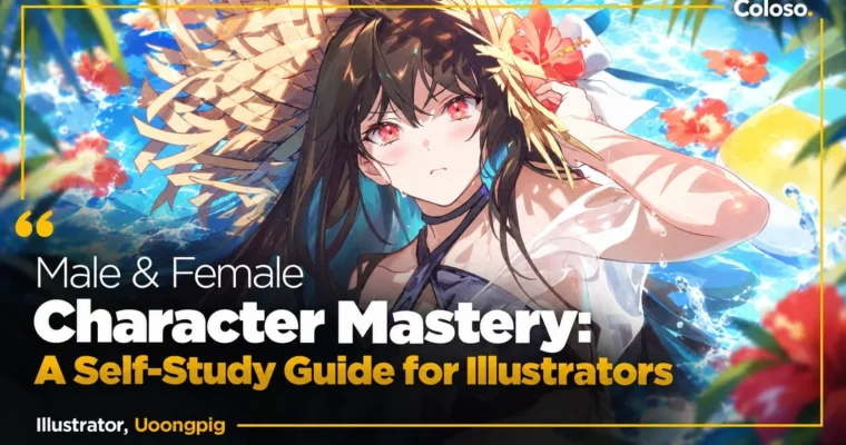 Male & Female Character Mastery A Self-Study Guide for Illustrators by Uoongpig