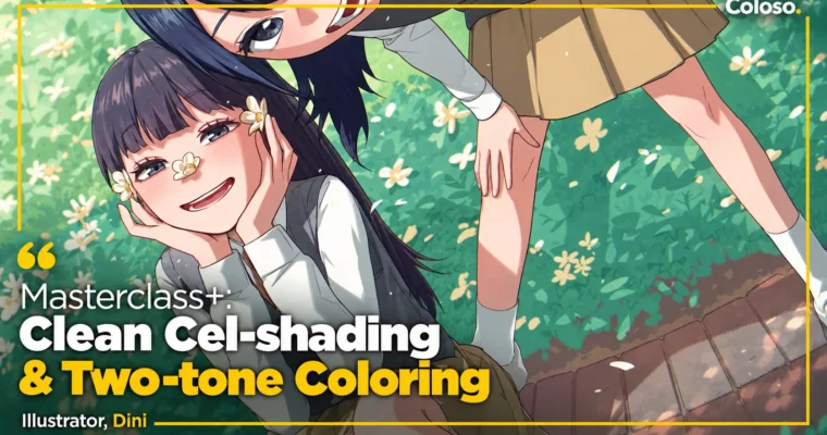 Masterclass+ Clean Cel-shading & Two-tone Coloring by Dini