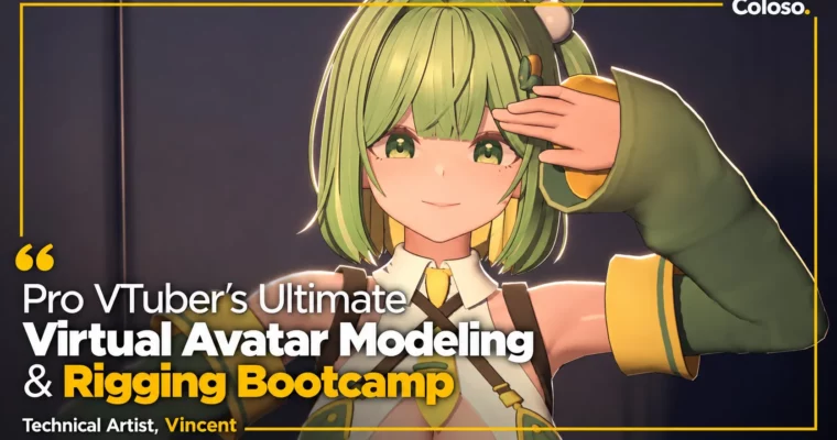 Pro VTuber’s Ultimate Virtual Avatar Modeling & Rigging Bootcamp by Vincent