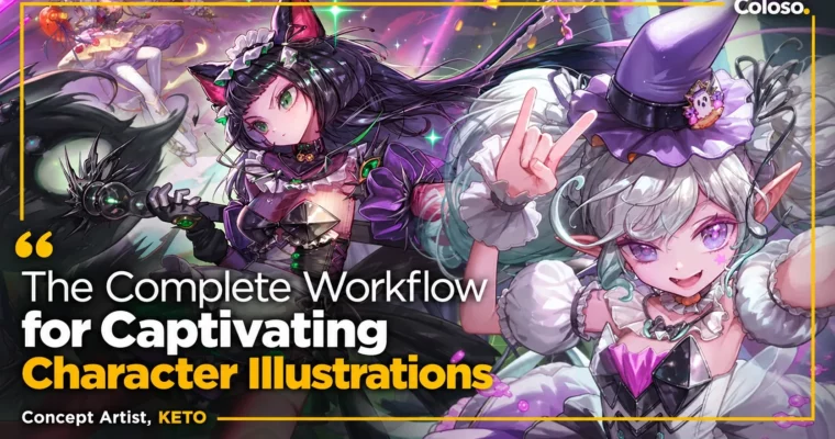 The Complete Workflow for Captivating Character Illustrations by KETO5