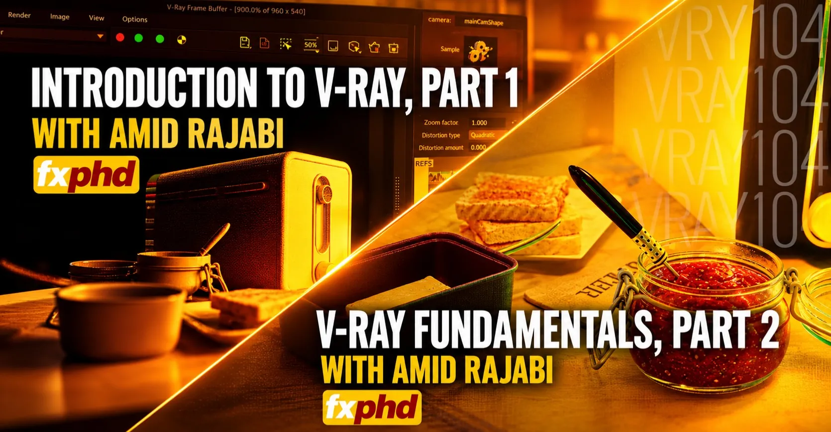 VRY103 - VRY104 - V-Ray Fundamentals by Amid Rajabi