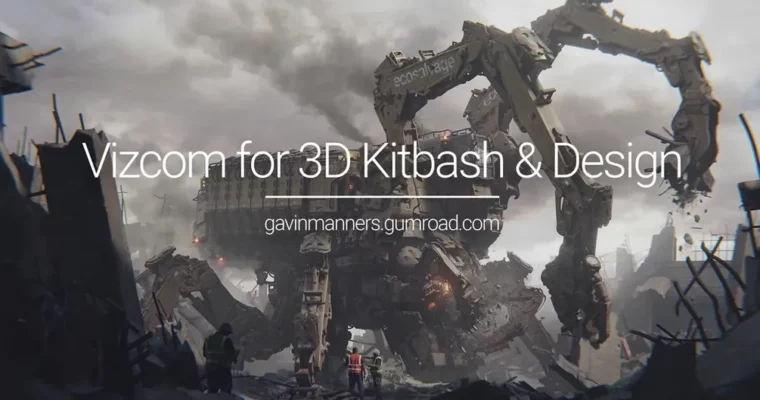 Vizcom for 3D Kitbash & Design by Gavin Manners Vizcom for 3D Kitbash & Design by Gavin Manners