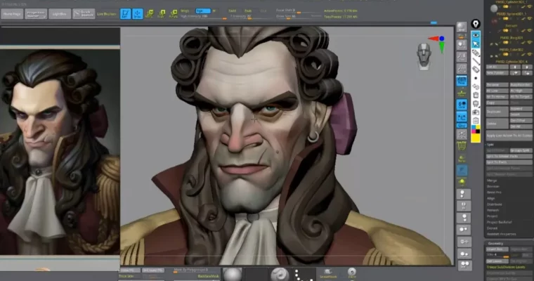 Stylized Face (English) by Vijay Pratap Singh